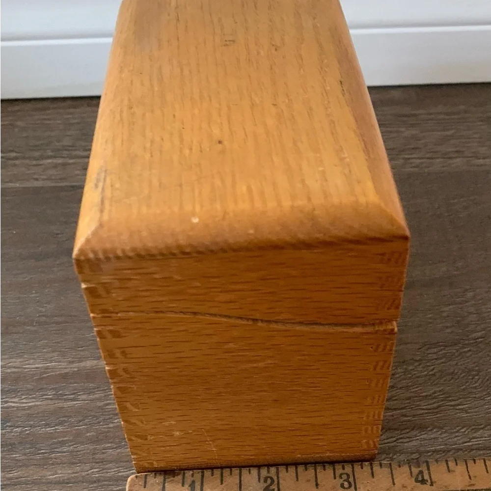 Wooden box with Dove Tailed Corners